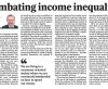Combating income inequality – Josef Bonnici